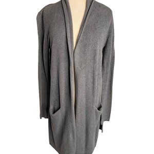 Barefoot Dreams Bamboo Chick Lite Women’s medium cardigan open front long sleeve